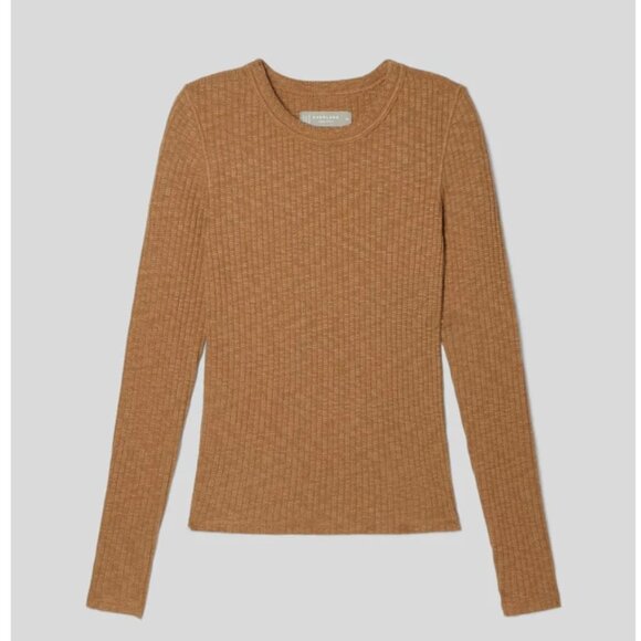 Everlane The Cozy Rib Long-Sleeve Tee NWOT - Picture 6 of 8